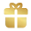 Gift Icon — Symbol of a Present or Promotional Reward Crown Green