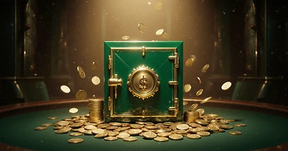 Bonus Badge — Visual Indicator of an Additional Reward Crown Green